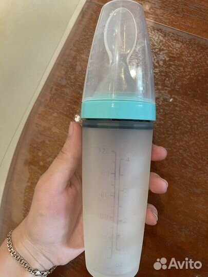 Силиконовая бутылочка для прикорма