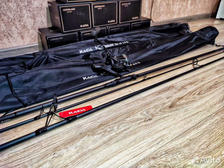 Kaida noblest K-series 3.90 + катушка ADN 8000