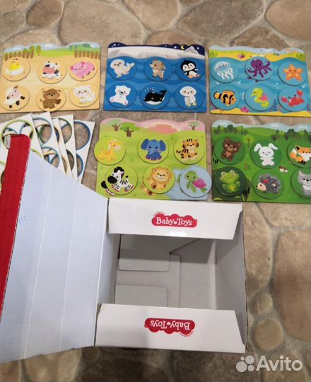 Детское лото обитатели земли baby toys