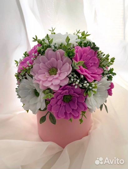 Букет из мыла ручной работы