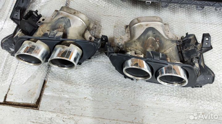 Задний диффузор на mercedes 213