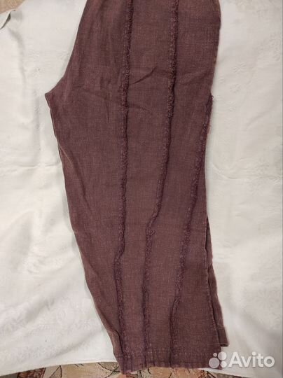 Брюки оверсайз из Рами