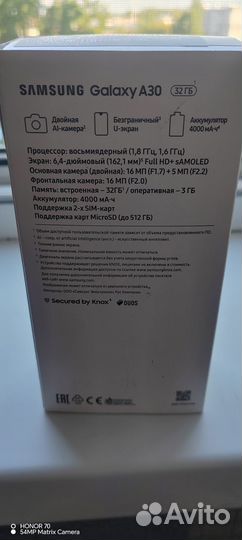 Samsung Galaxy A30, 3/32 ГБ