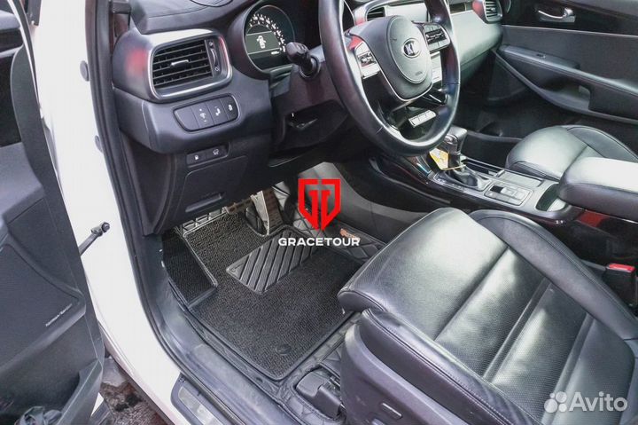 3D коврики из экокожи Kia Sorento-Prime