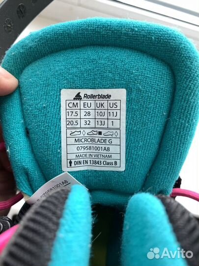 Ролики rollerblade детские раздвижные