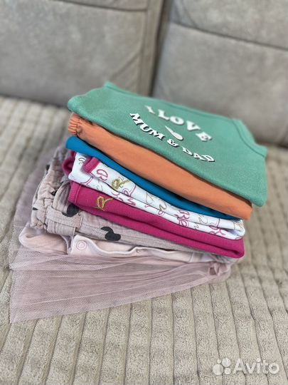 Вещи пакетом для девочки на лето 62-68