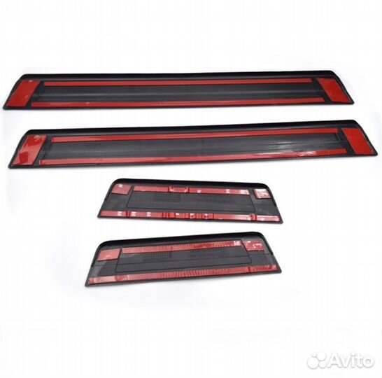 Накладки на пороги Skoda Rapid / Шкода Рапид 2016-2021 г.в