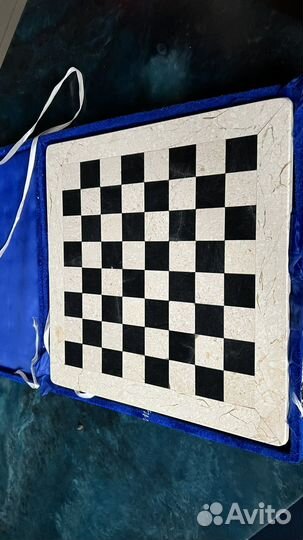 Шахматы ручной работы из камня