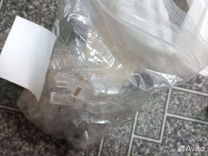 Коннектор rj45 сетевой 100 шт