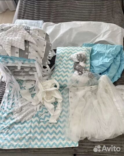 Бортики в детскую кроватку бу