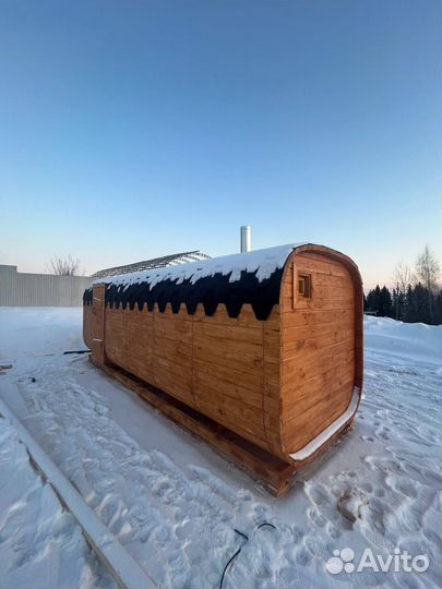 Баня бочка под ключ