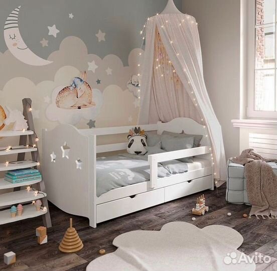 Детская кроватка Софа бабочка