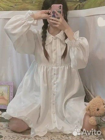 Платье белое