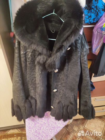 Дубленка женская 46 48 короткая