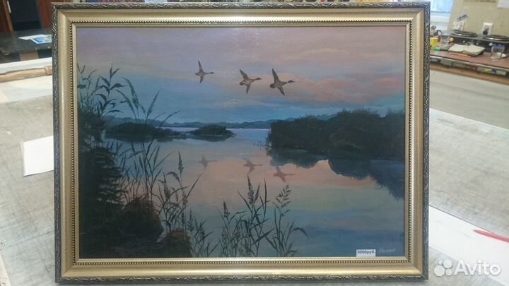 Картина маслом на холсте пейзаж