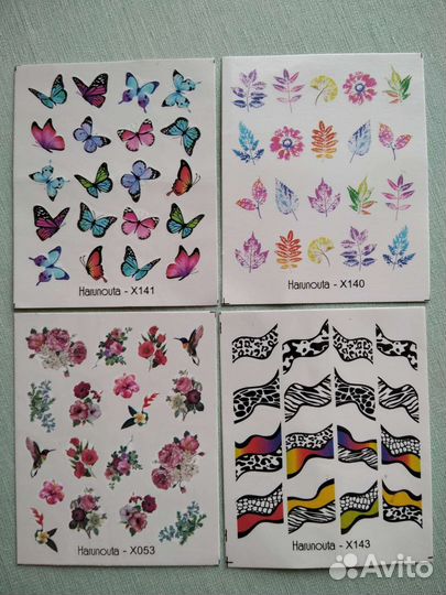 Слайдеры для дизайна на ногтях декор