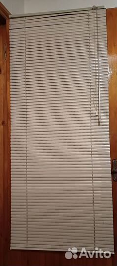 Жалюзи горизонтальные алюмин, бу шир.70см,выс.1,67