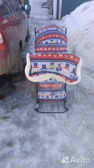 Коляска санки