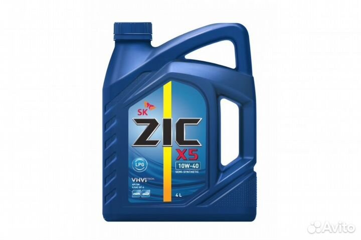 Масло моторное ZIC x5 10w40