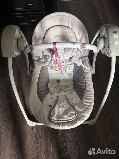 Детские качели шезлонг