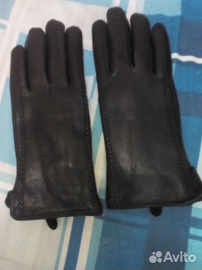 Перчатки женские натуральная кожа с мехом