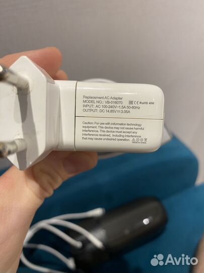 Зарядка для apple macbook air 45w