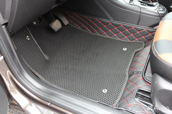 3D ковры из экокожи в салон автомобиля