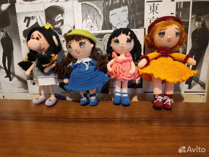 Вязаная куколка/ игрушка