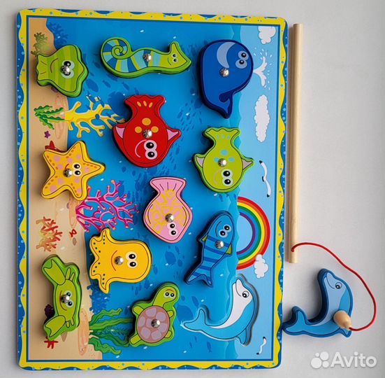 Игрушка магнитная рыбалка