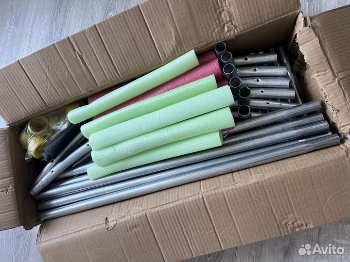 Детский батут с сеткой