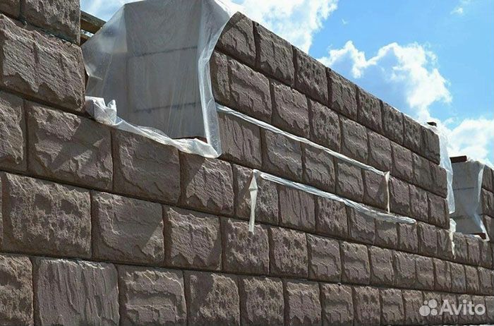 Блок стеновой из капсулированного керамзита