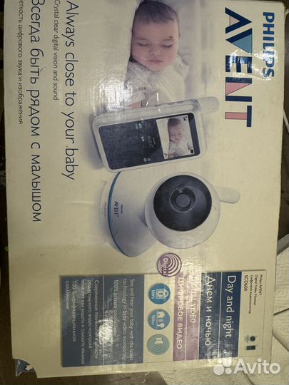 Видеоняня philips avent SCD600