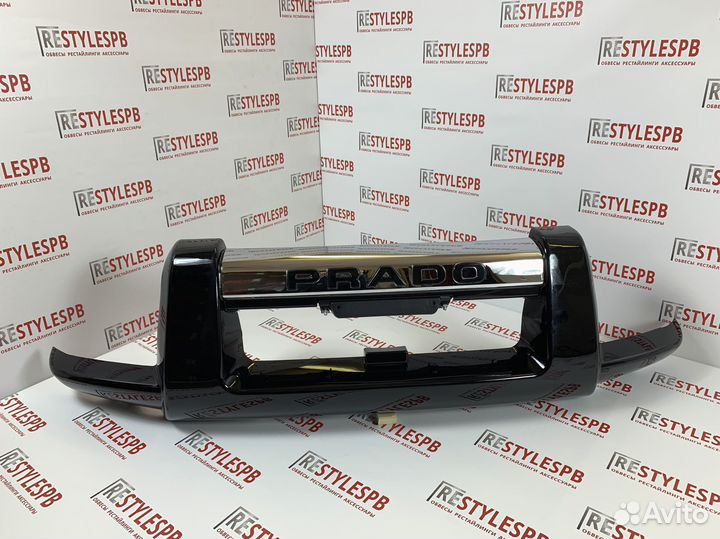 Кенгурятник Toyota Land Cruiser Prado 120 Черный