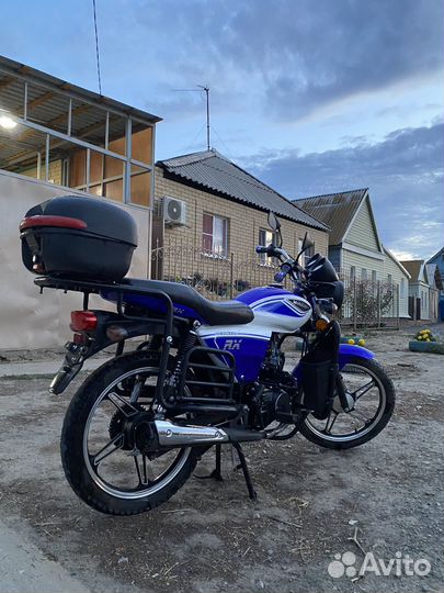 Мопед Motoland Альфа RX LUX 11 синий