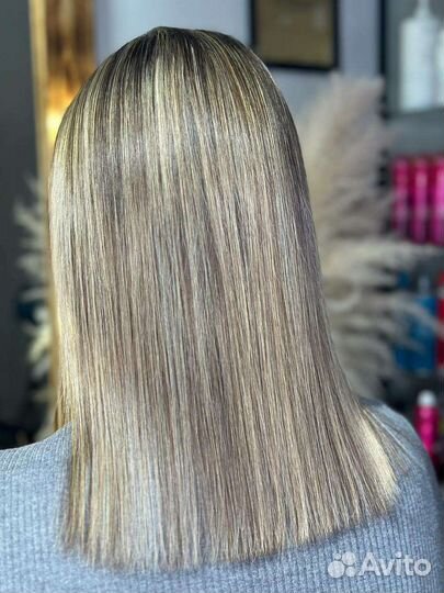 Полировка волос, уход коллаген, ботокс, кератин