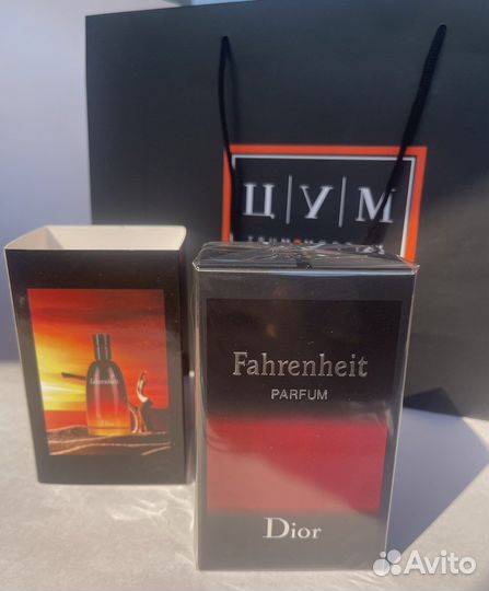 Мужской парфюм Dior fahrenheit
