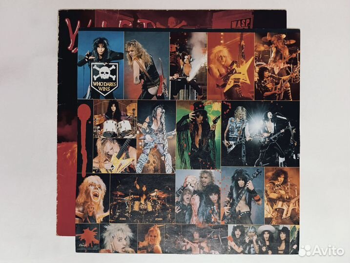 LP Wasp - Live In The Raw Germany Capitol 1987г