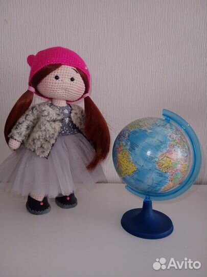 Кукла вязаная крючком интерьерная