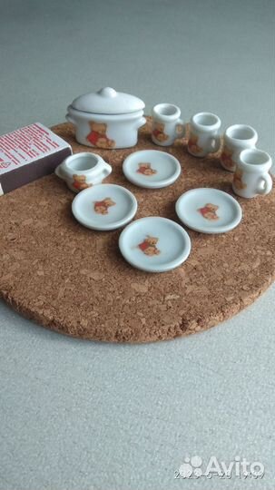 Детский миниатюрный игрушечный набор посуды