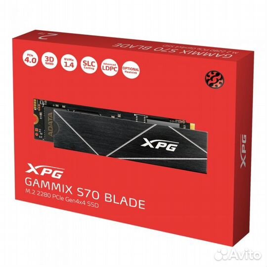 M.2 2280 1TB adata XPG gammix S70 blade Client SSD