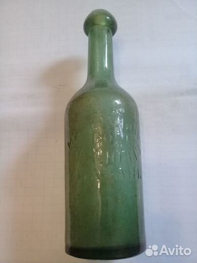 Дореволюционная бутылка из под минералки юнгь