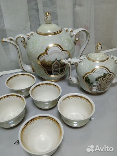 Чайный сервиз (Кисловодский фарфор)