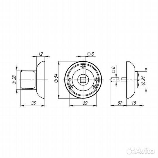 Armadillo BK6.R.LD54 AB/GP-7 бронза/золото