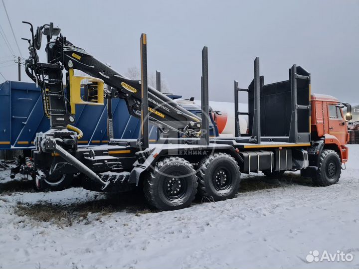 Лесовоз (сортиментовоз) КАМАЗ 43118 с КМУ Велмаш-С, 2024