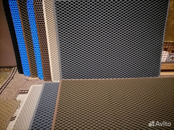 Eva коврики с окантовкой и без