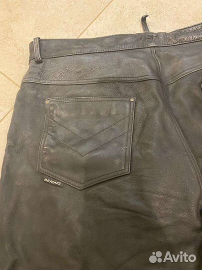 Мотоштаны кожанные