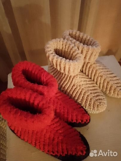 Тапочки сапожки домашние