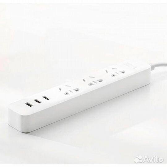 Удлинитель Xiaomi Mi Power Strip(3 розетки+3 USB)