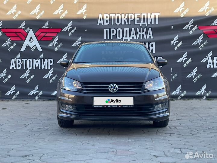 Volkswagen Polo 1.6 AT, 2018, 136 473 км