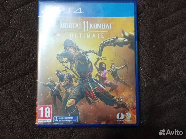Диски на ps4 мортал комбат 11